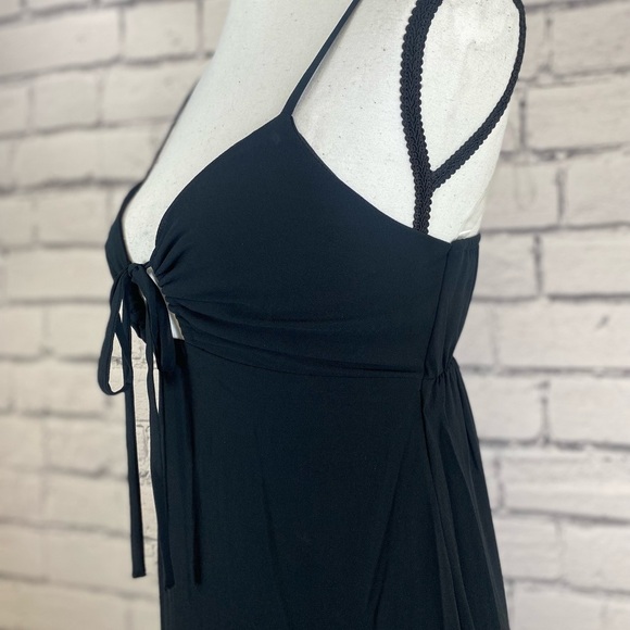 Wild Fable Boho Black Hi Lo Maxi Dress Beach Dress size XS/S NWT - Picture 13 of 15